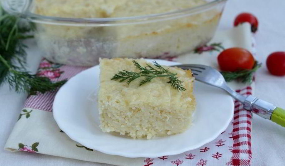 Рецепт запеканка с кускусом и сыром