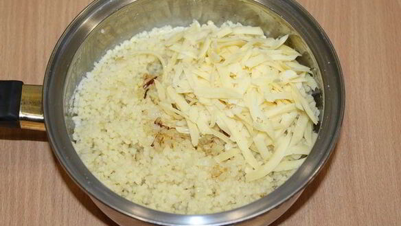 ШАГ 2. запеканка с кускусом и сыром