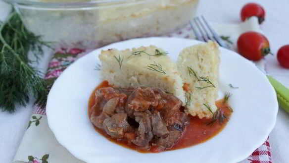 ШАГ 6. запеканка с кускусом и сыром