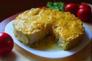 Запеканка с мясом и овощами