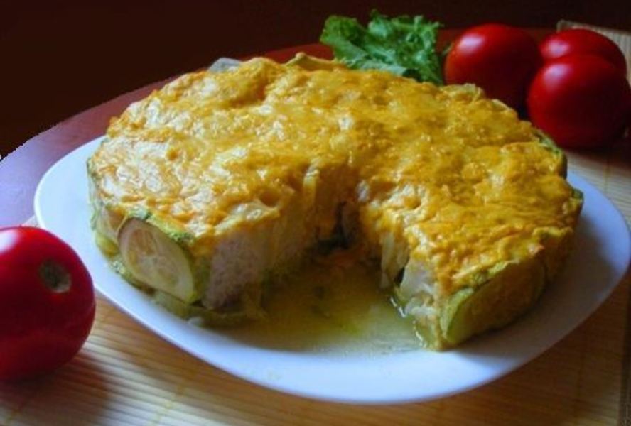 Запеканка с мясом и овощами