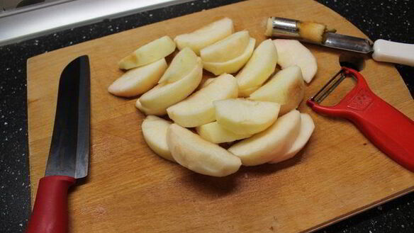 ШАГ 4. запеканка с яблоками