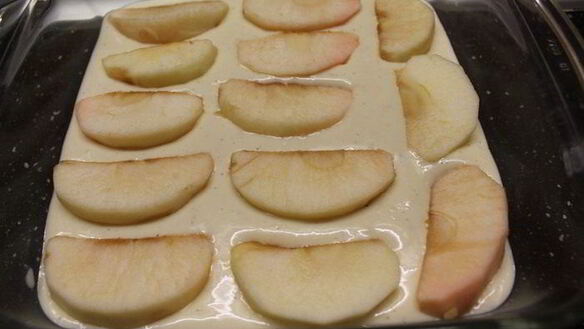 ШАГ 6. запеканка с яблоками