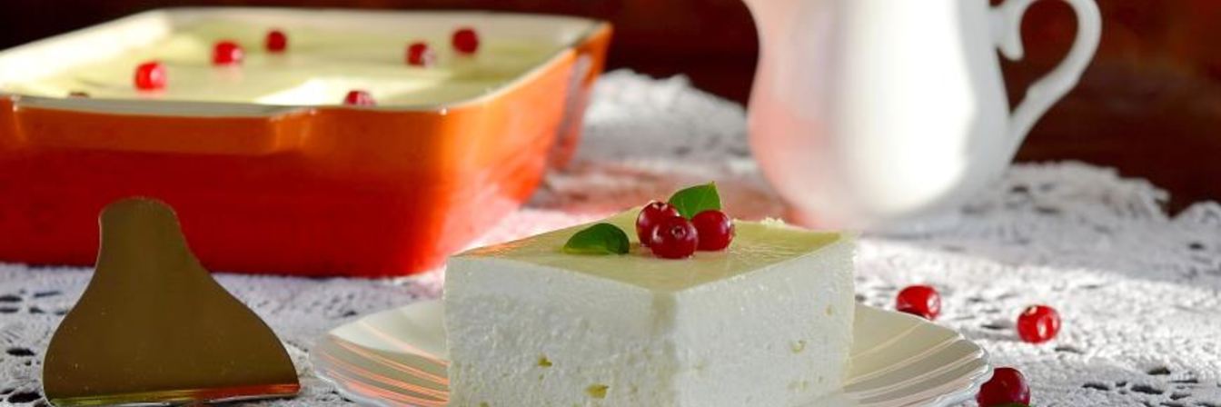 Запеканка творожная двухслойная