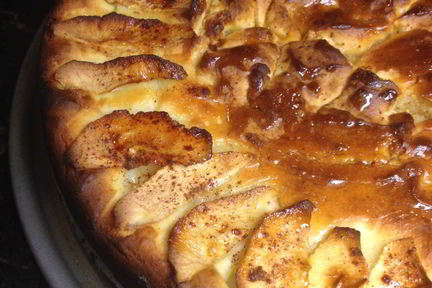 Запеканка творожная с яблоками