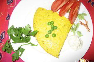 Запеканка творожно-овощная Тыква и горошек