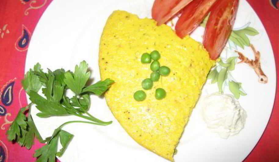 Рецепт запеканка творожно-овощная тыква и горошек