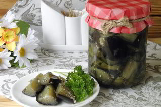 Баклажаны кусочками на зиму