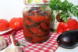 Баклажаны острые жареные на зиму