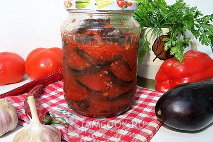 Баклажаны острые жареные на зиму