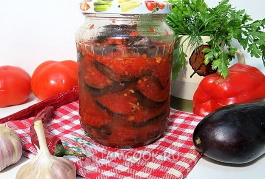 Баклажаны острые жареные на зиму