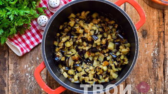 ШАГ 4. баклажаны по-грузински на зиму