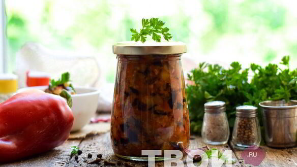 ШАГ 8. баклажаны по-грузински на зиму