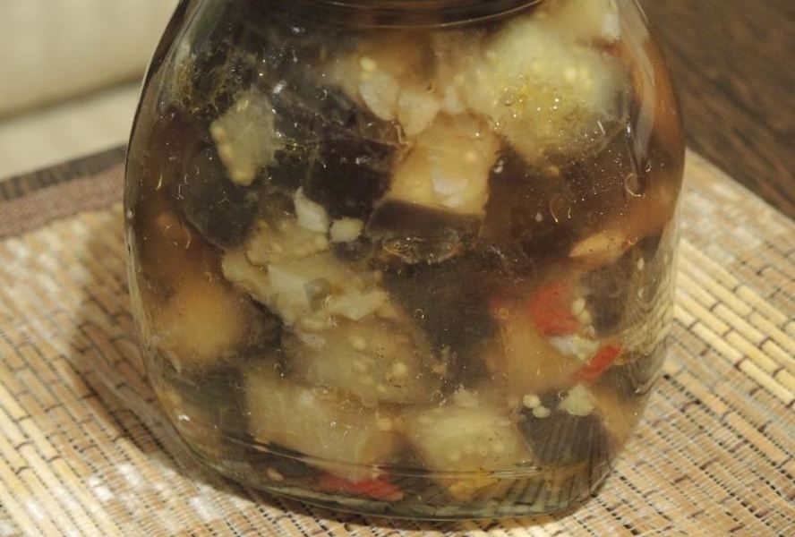 Баклажаны с чесноком