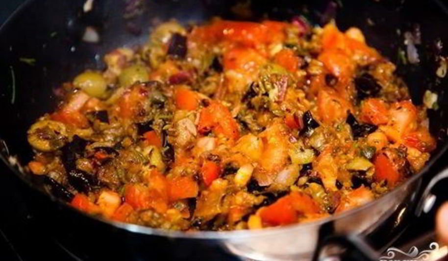 Рецепт баклажаны с овощами на зиму