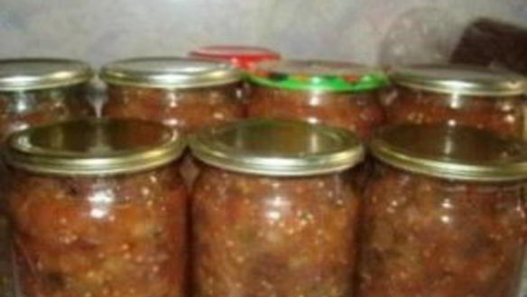 ШАГ 6. баклажаны с овощами на зиму