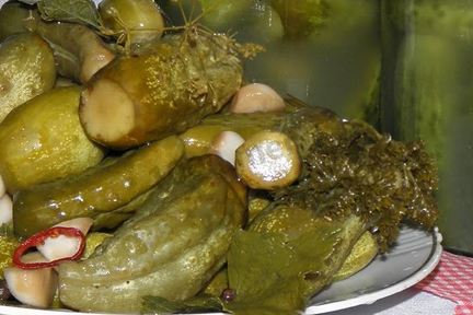 Броженые огурцы без сахара