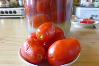 Быстрые квашеные помидоры