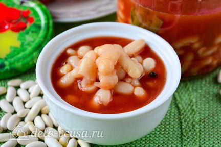 Фасоль в томате на зиму