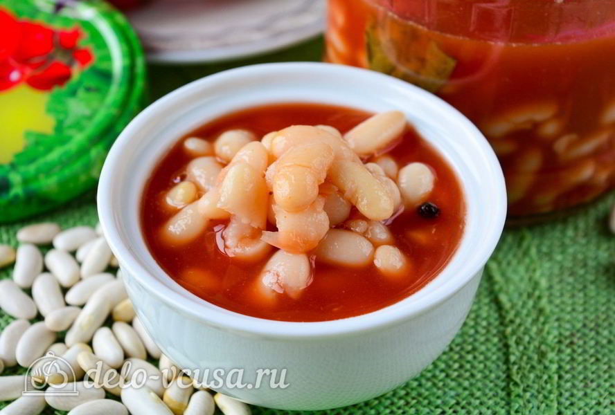 Фасоль в томате на зиму