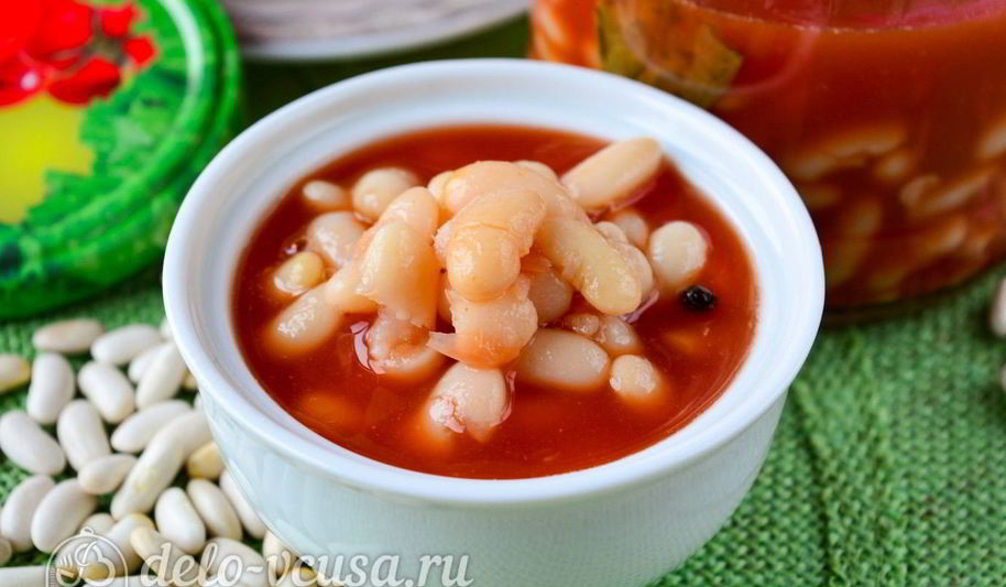 Рецепт фасоль в томате на зиму