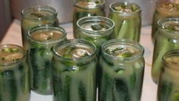 ШАГ 4. горчичные огурчики на зиму