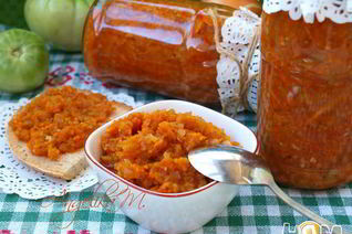 Икра из зеленых помидоров на зиму