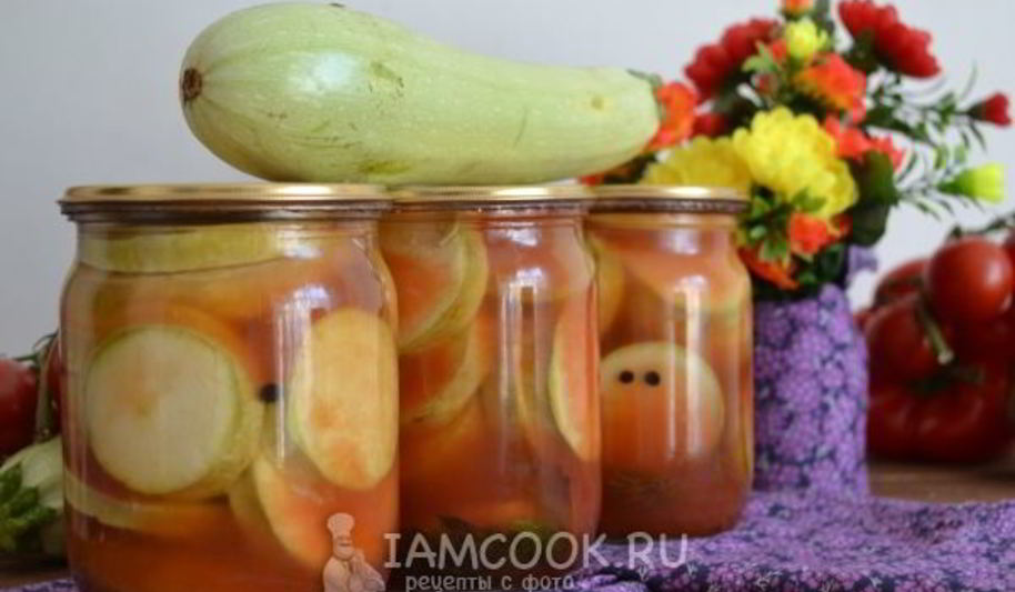 Рецепт кабачки с кетчупом чили на зиму