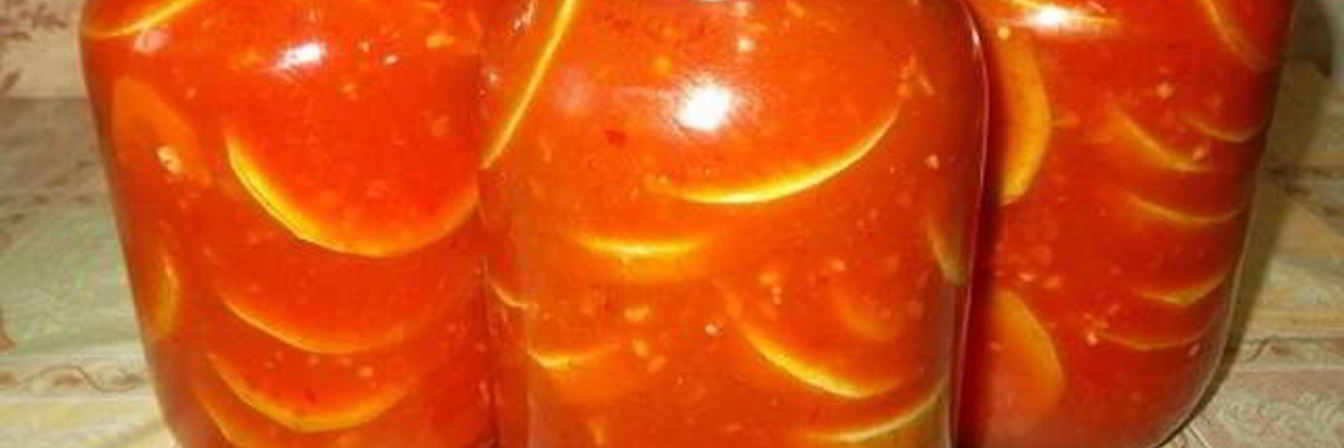 Кабачки в томатном соусе на зиму