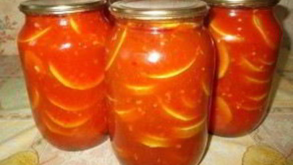 ШАГ 6. кабачки в томатном соусе на зиму