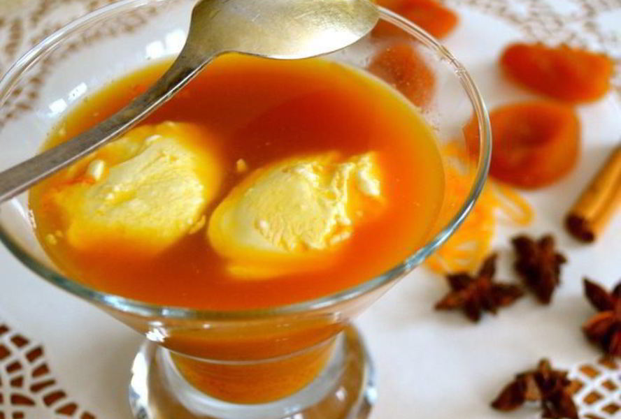 Густой компот из сухофруктов со специями