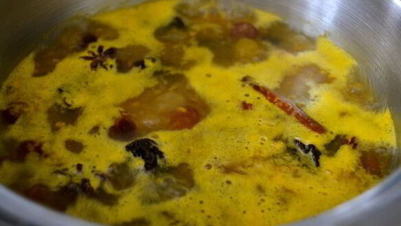 ШАГ 2. густой компот из сухофруктов со специями