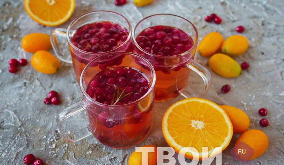 Рецепт компот из брусники