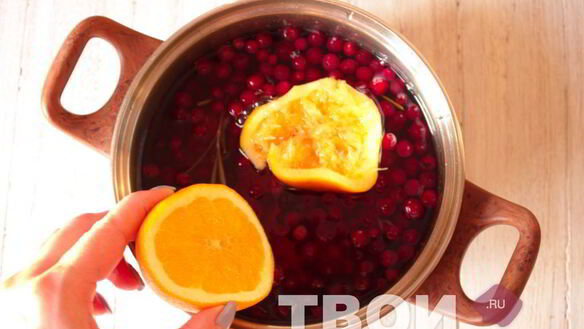 ШАГ 5. компот из брусники