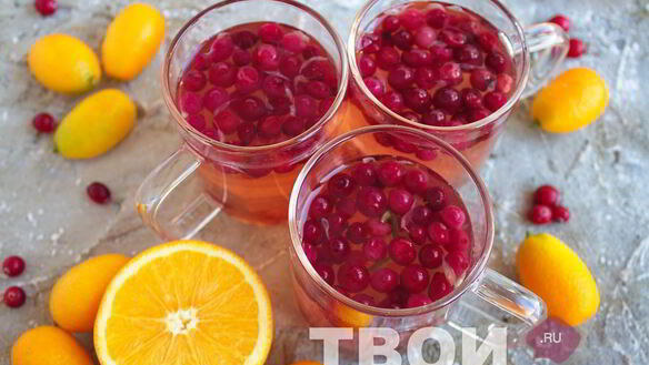 ШАГ 6. компот из брусники