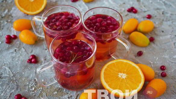 ШАГ 7. компот из брусники