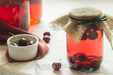 Компот из черешни без стерилизации на зиму
