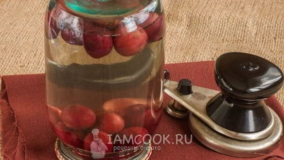 ШАГ 10. компот из черешни без стерилизации на зиму