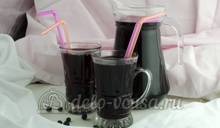 Рецепт компот из черники