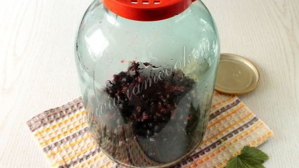 ШАГ 6. компот из черной смородины на зиму