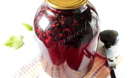 ШАГ 7. компот из черной смородины на зиму