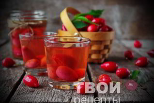 Компот из кизила