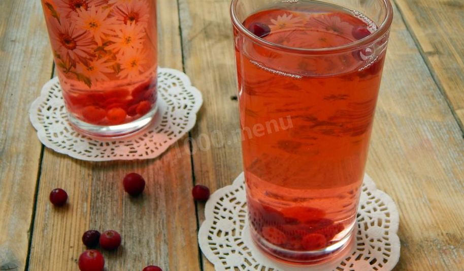 Рецепт компот из клюквы замороженной