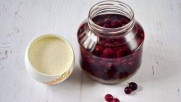 ШАГ 2. компот из красного крыжовника