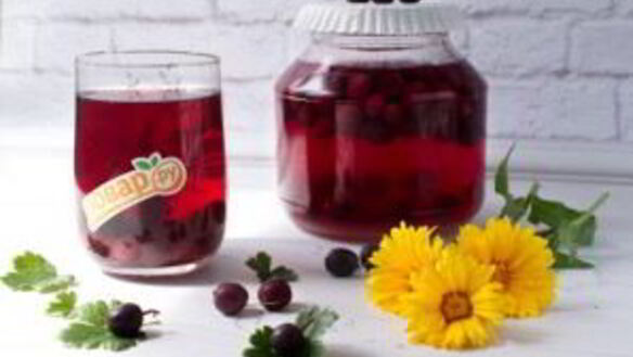 ШАГ 4. компот из красного крыжовника