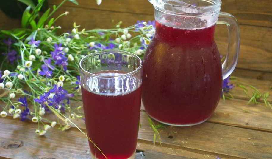 Рецепт компот из малины и вишни