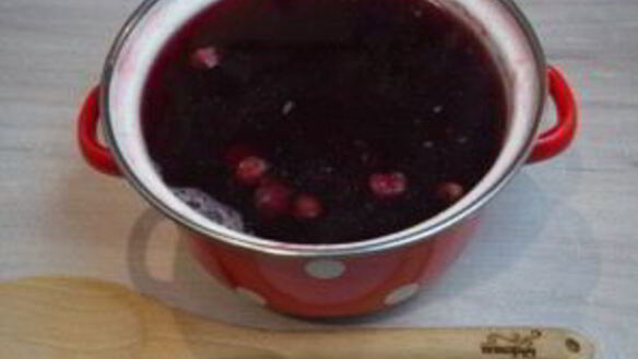 ШАГ 5. компот из малины и вишни