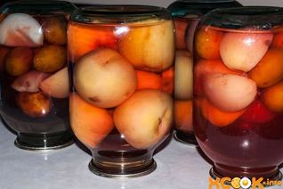 Компот из персиков на зиму