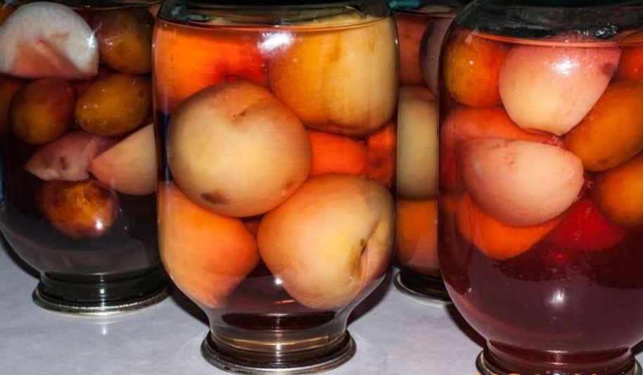 Рецепт компот из персиков на зиму