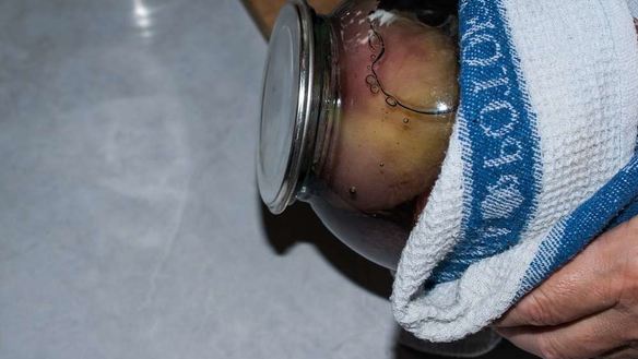 ШАГ 9. компот из персиков на зиму